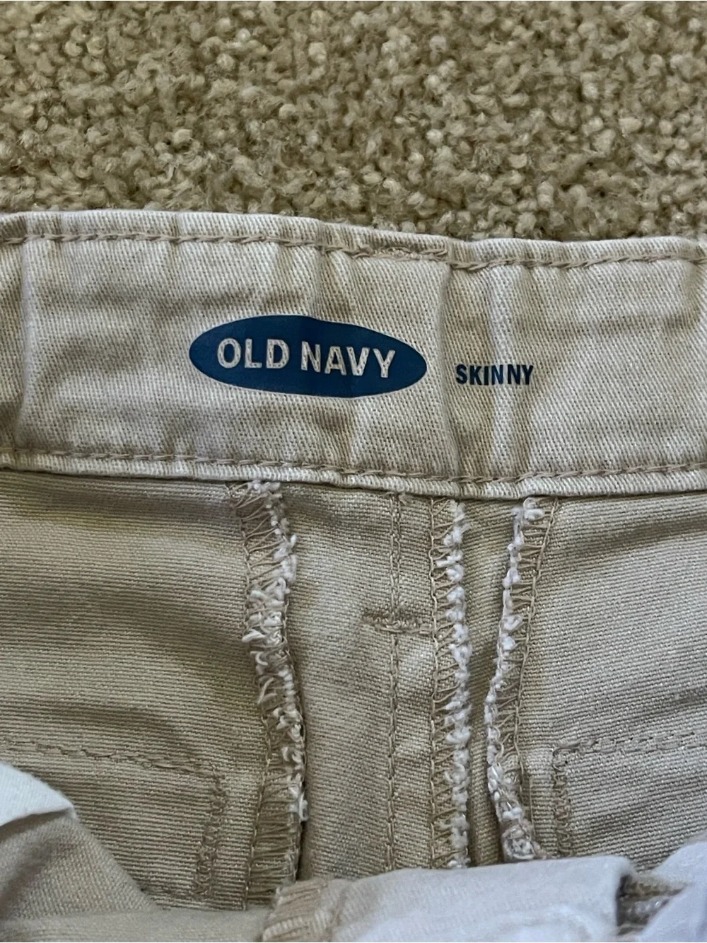 Girls Skinny School Uniform Pants, size 8 slim